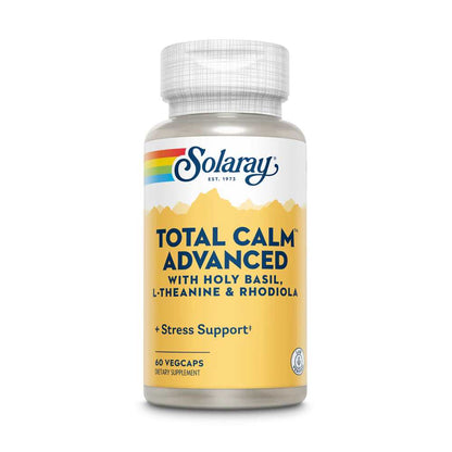 Solaray Total Calm Advanced, Mood 60 Caps