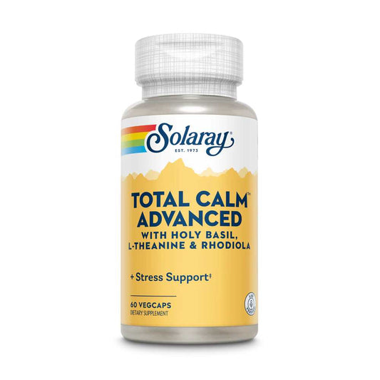 Solaray Total Calm Advanced, Mood 60 Caps
