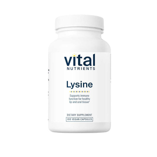 Vital Nutrients Lysine 500mg 100 Caps