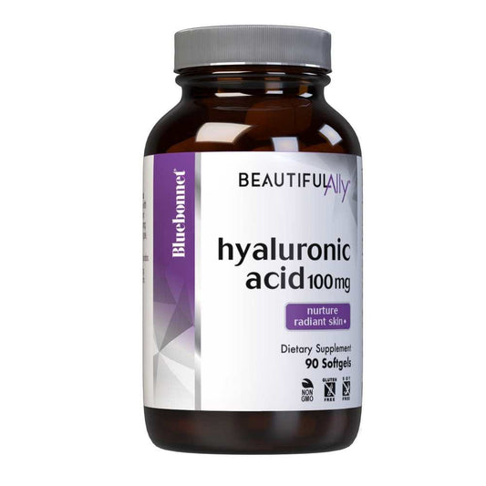 Bluebonnet Nutrition Beautiful Ally Hyaluronic Acid 100 Mg 90 Softgels