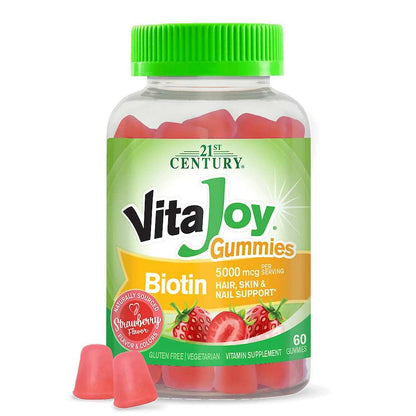 21st Century Vita Joy® Biotin 5000 Mcg 120 Gummies