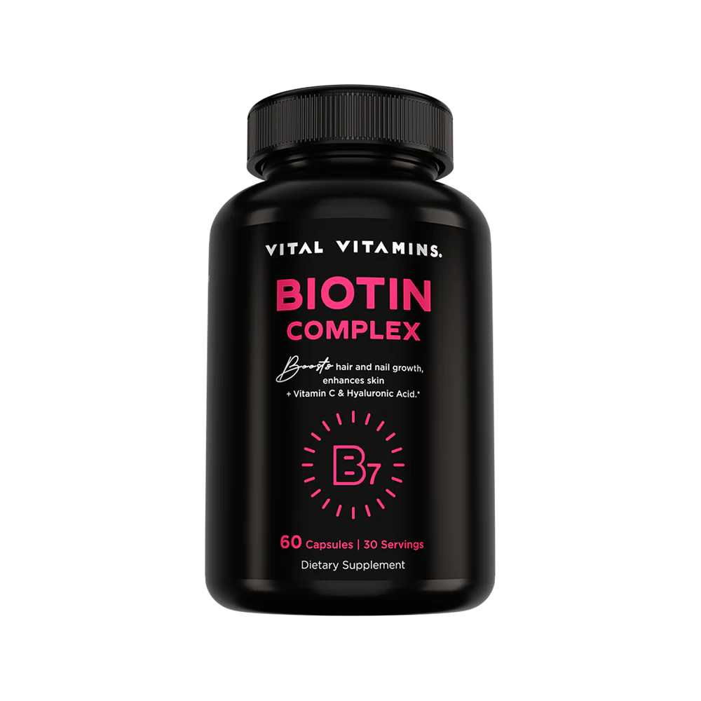 Vital Vitamins Biotin Complex 60 caps