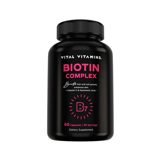 Vital Vitamins Biotin Complex 60 caps
