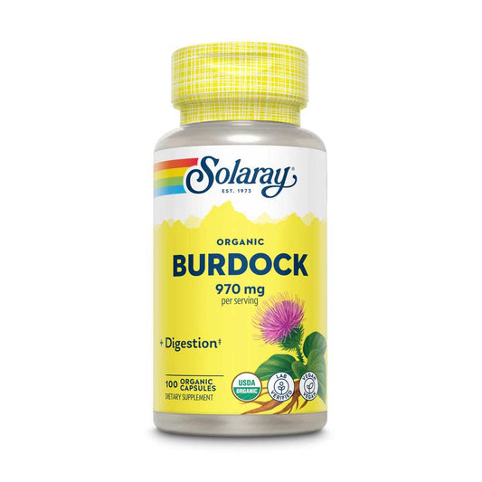 Solaray Organic Burdock Root 970mg 100 Caps