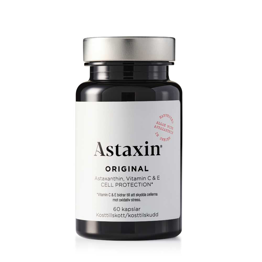 Astaxin Original – Astaxanthin + Vitamins C & E | 60 Capsules for Cell Protection & Antioxidant Support