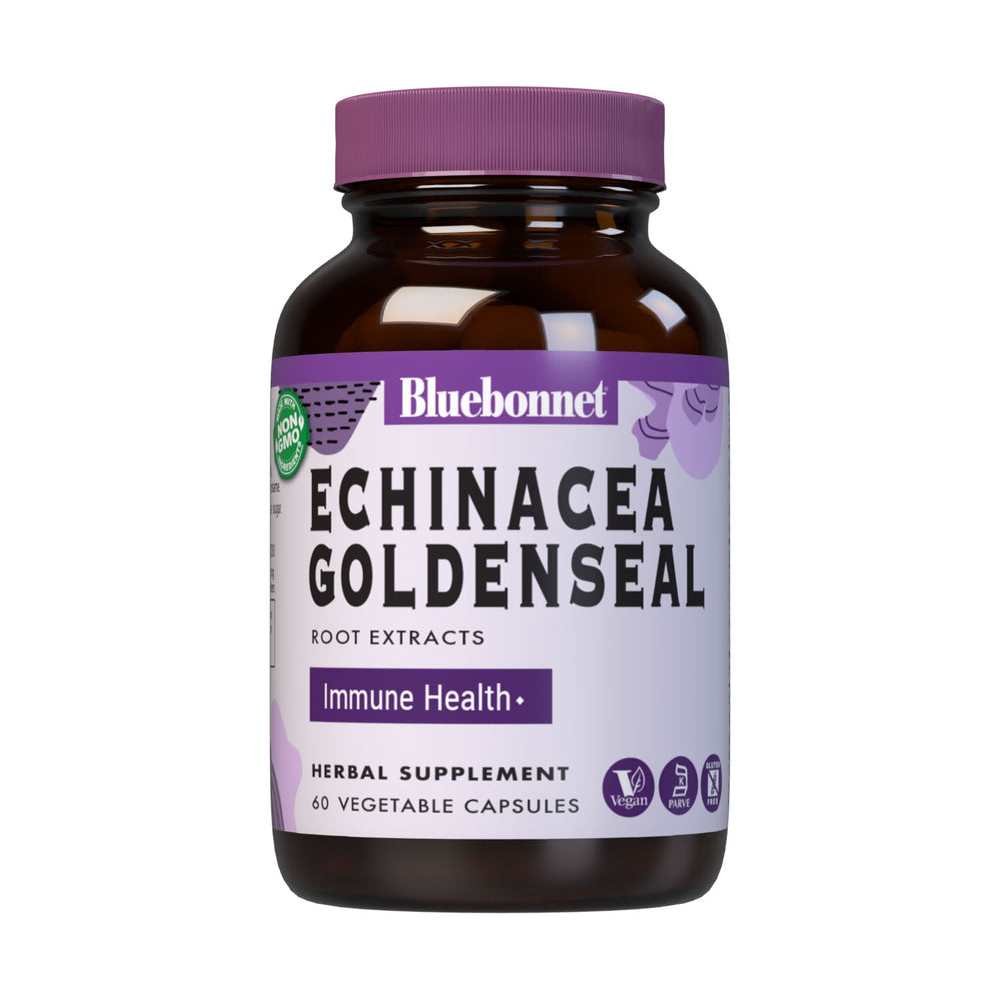 Bluebonnet Nutrition Echinacea Goldenseal Root Extracts 60 Caps
