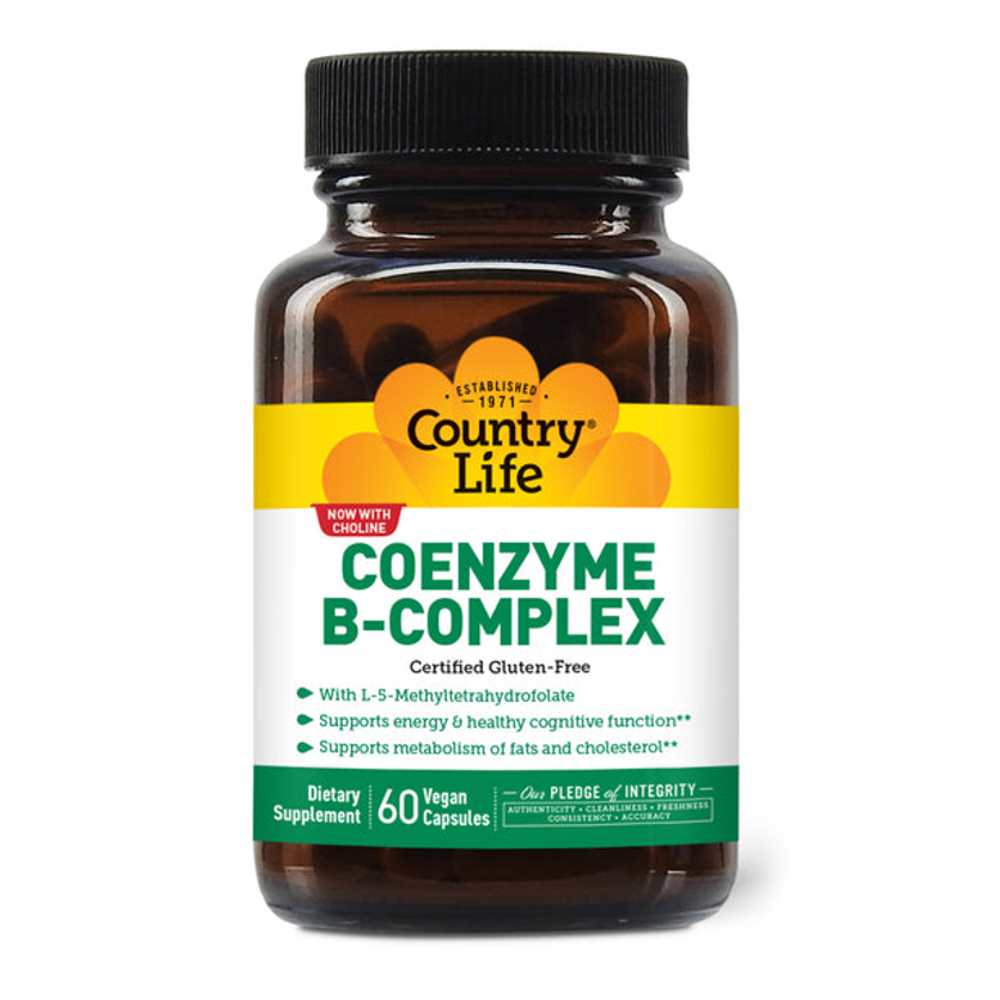 Country Life Vitamins Coenzyme B-Complex 60 Caps