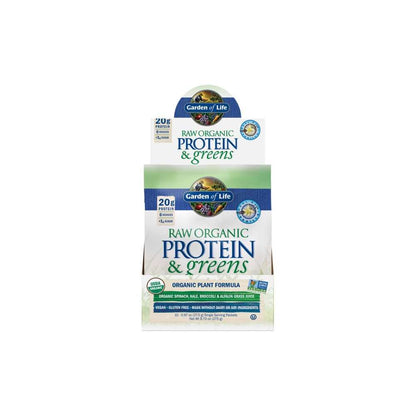 Garden of Life Raw Protein & Greens Vanilla 10 Packets 0.97oz (28g) Powder