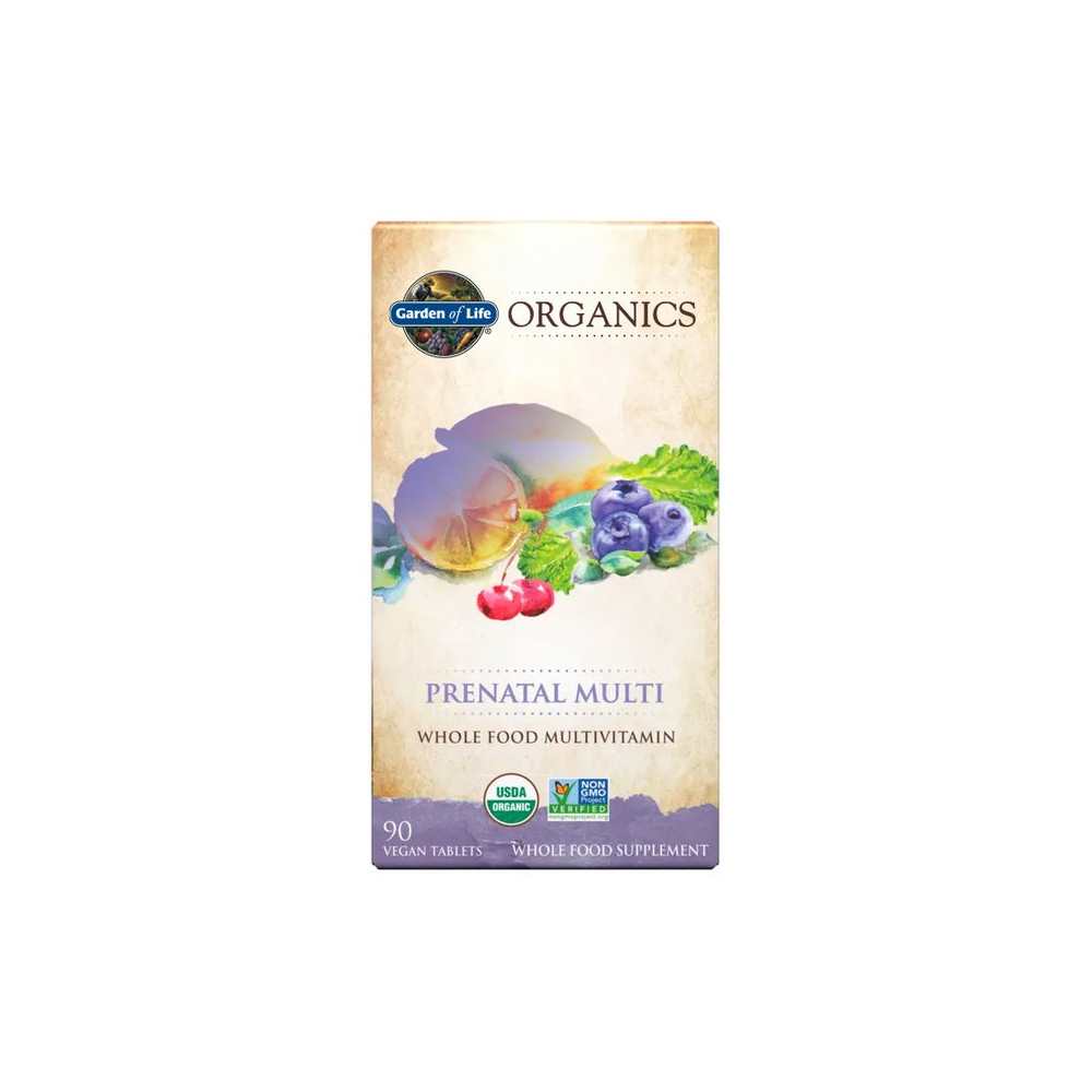 Garden of Life Organics Prenatal Multi 90 Tablets