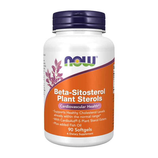 Now Foods Beta-Sitosterol Plant Sterols – Supports Heart & Cholesterol Health – 90 Softgels
