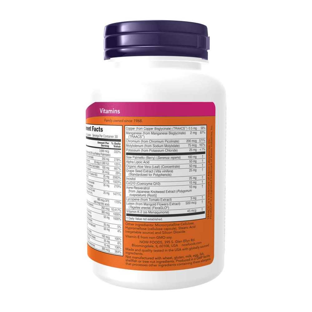 Now Foods Adam™ Men's Multivitamin – 90 Veg Capsule