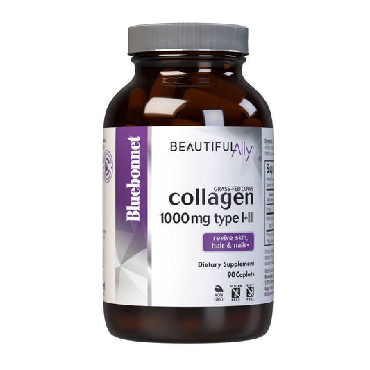 Bluebonnet Nutrition Beautiful Ally Collagen 1000 Mg Types I + Iii 90 Caplets