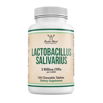 Double Wood Lactobacillus Salivarius – 2 Billion Cf Us per Tablet | 120 Chewables