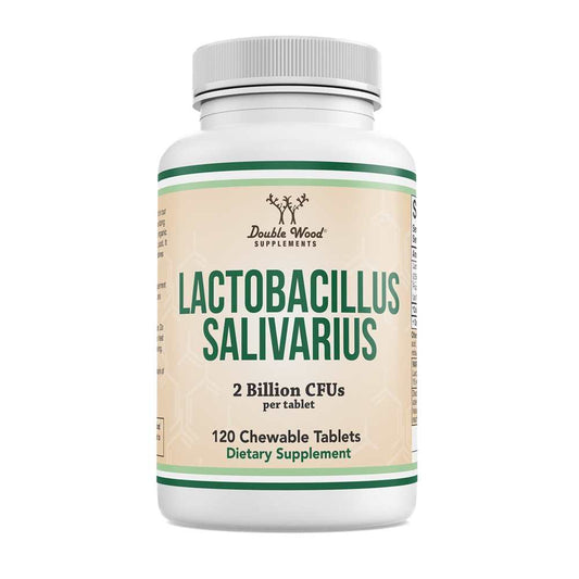 Double Wood Lactobacillus Salivarius – 2 Billion Cf Us per Tablet | 120 Chewables