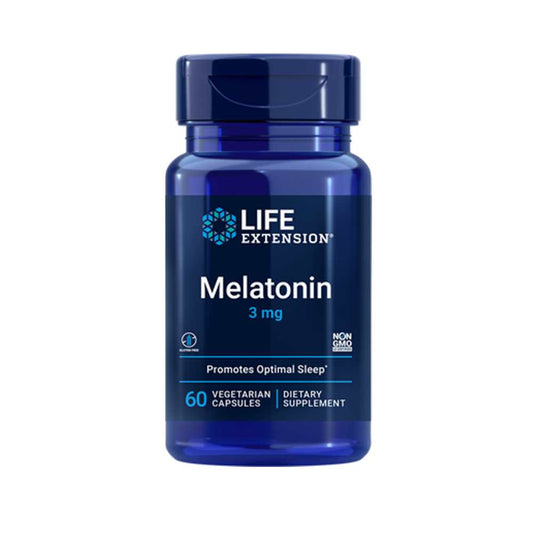 Life Extension Melatonin 3 Mg, 60 Vegetarian Capsules