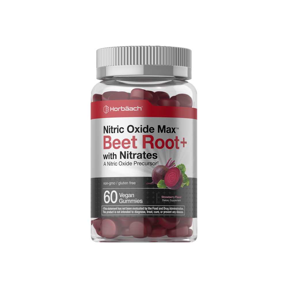 Horbäach Nitric Oxide with Beet Root | 60 Gummies