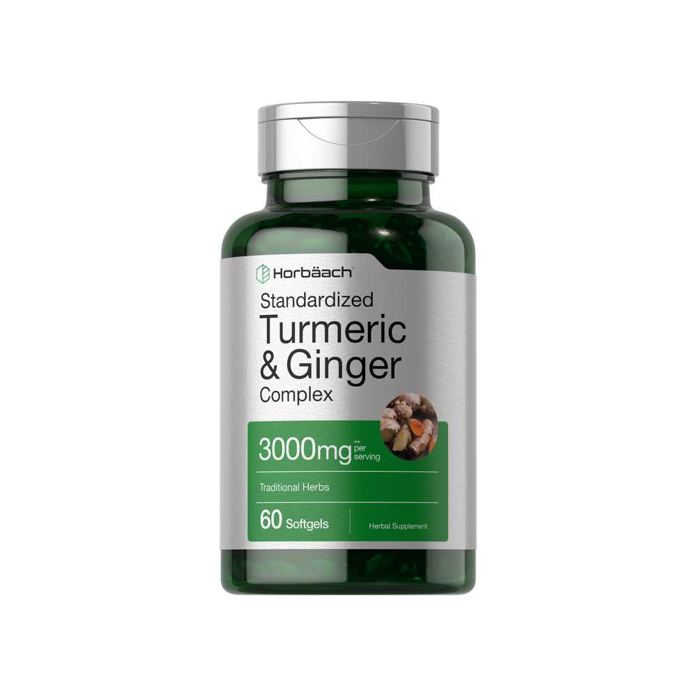 Horbäach Turmeric Complex 3000mg per Serving | 60 Softgels
