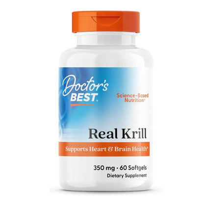 Doctor's Best Real Krill 350mg Softgels 60 Count