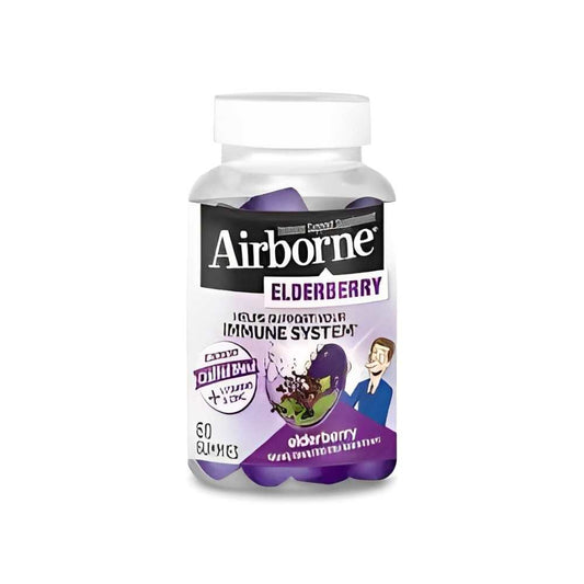 Airborne Elderberry Gummies – Best Elderberry Supplement for Immune Support, 60 Gummies