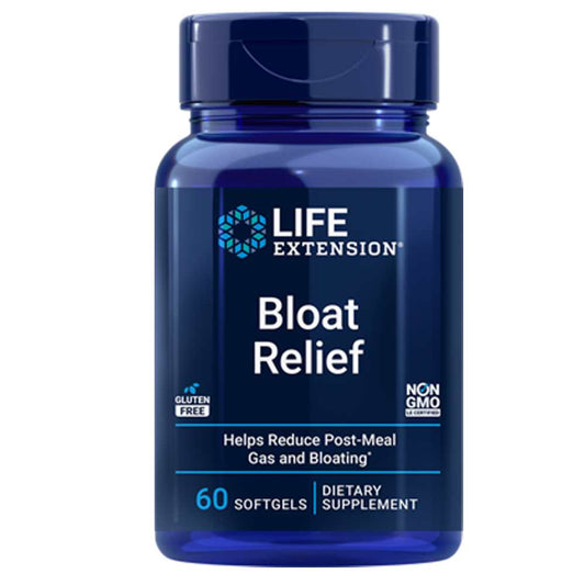 Life Extension Bloat Relief – 60 Softgels
