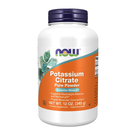 Now Foods Potassium Citrate Pure Powder – 12 Oz – Electrolyte Balance & P H Support