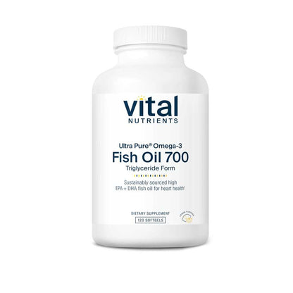 Vital Nutrients Ultra Pure® Fish Oil 700 Pharmaceutical Grade 60 Softgels