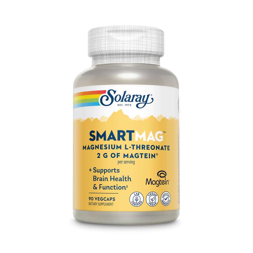 Solaray Smart Mag Magtein ® Magnesium L-Threonate 90 Caps
