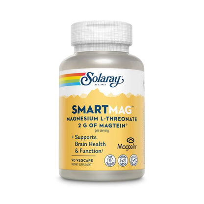 Solaray Smart Mag Magtein ® Magnesium L-Threonate 90 Caps