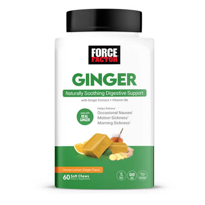 Force Factor Ginger – 60 Soft Chews