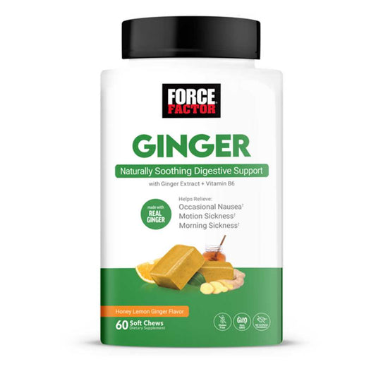 Force Factor Ginger – 60 Soft Chews