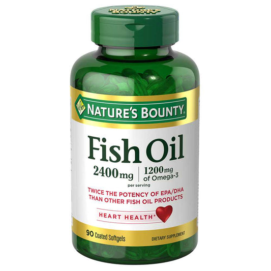 Nature's Bounty Fish Oil 2,400 Mg per Serving, 90 Softgels