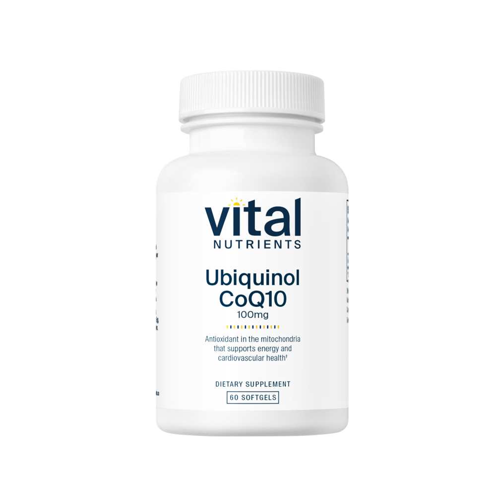 Vital Nutrients Ubiquinol Co Q10 100mg 60 Softgels