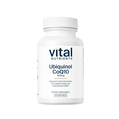 Vital Nutrients Ubiquinol Co Q10 100mg 60 Softgels