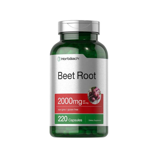 Horbäach Beet Root Powder 2000mg per serving | 220 Capsules