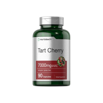 Horbäach Tart Cherry Extract 7000mg per Serving | 90 Capsules