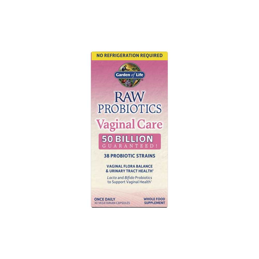 Garden of Life Raw Probiotics Vaginal Care Shelf-Stable 30 Capsules