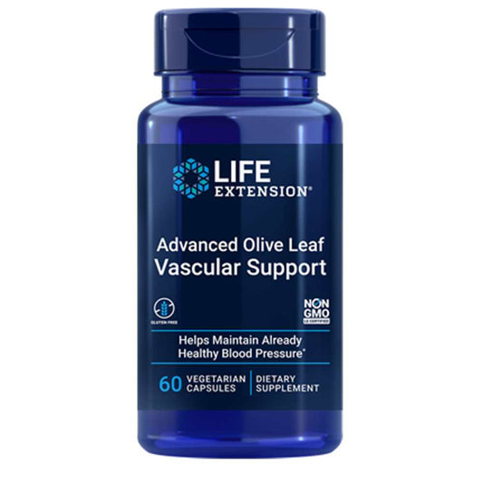 Life Extension Advanced Olive Leaf Vascular Support – 60 Vegetarian Capsules