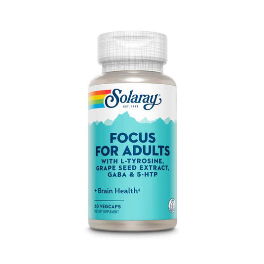 Solaray Focus for Adults 60 Caps