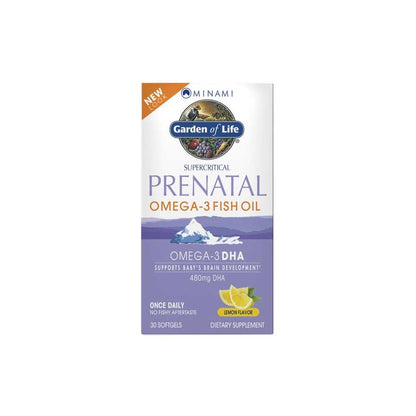 Garden of Life Minami Prenatal Lemon 30 Softgels