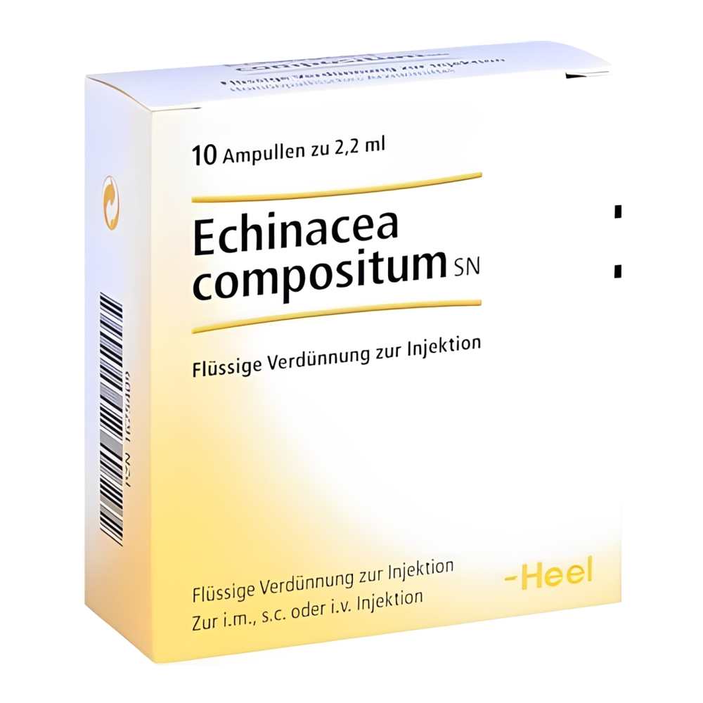 Heel Echinacea Compositum Sn – 10 Ampules, 2.2ml, Immune Support Injectable Solution