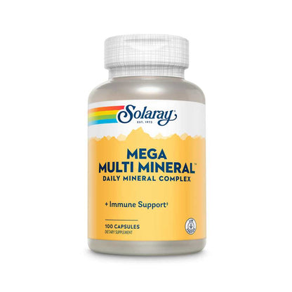 Solaray Mega Multi Mineral 100 Caps