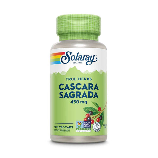 Solaray Cascara Sagrada Bark 450mg 100 Caps