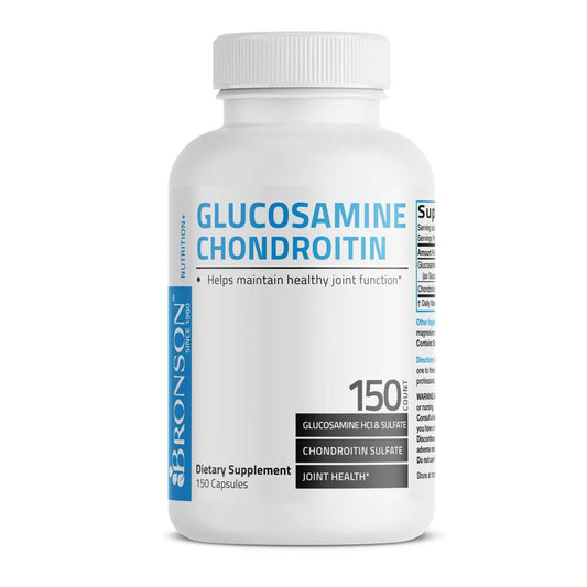 Bronson Vitamins Glucosamine and Chondroitin 150 Caps