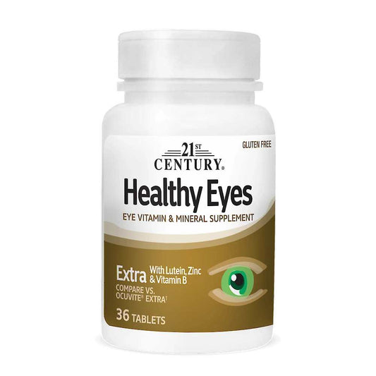 21st Century Healthy Eyes Extra with Lutein, Zinc & Vitamin B 36 Tabs