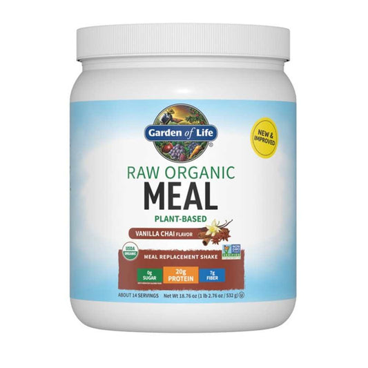 Garden of Life Raw Organic Meal Vanilla Spiced Chai Powder 454g