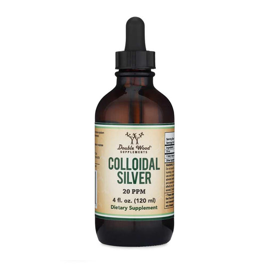 Double Wood Colloidal Silver – 20 Ppm Pure Silver Solution | 4 Fl Oz