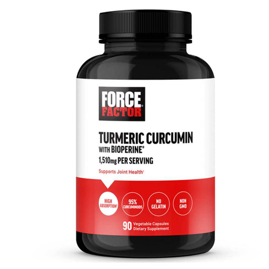 Force Factor Turmeric Curcumin – 90 Capsules