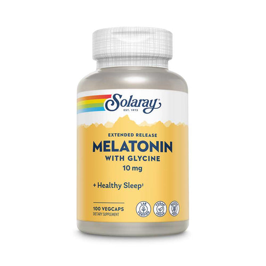 Solaray Extended Release Melatonin W/glycine 100 Caps