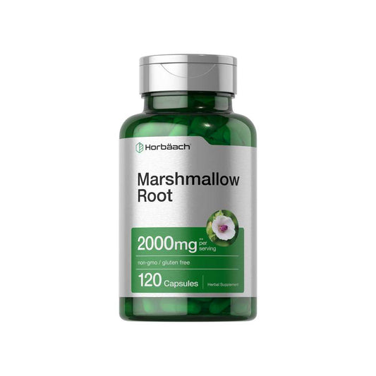 Horbäach Marshmallow Root 2000mg per Serving | 120 Capsules