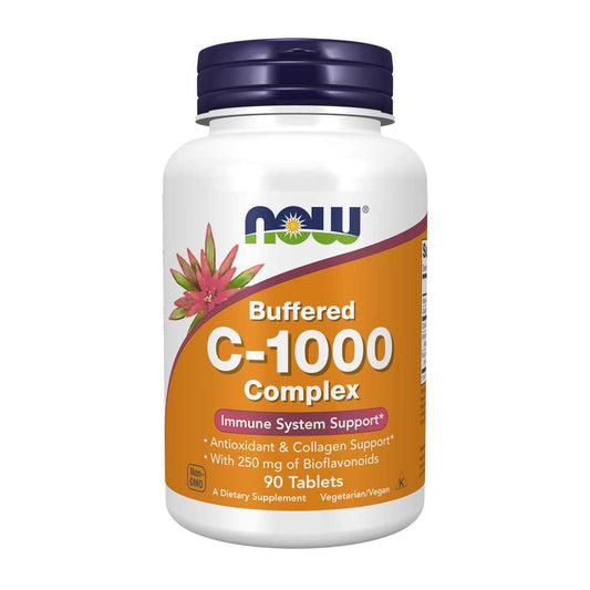 Now Foods Buffered C-1000 Complex – 90 Tablets